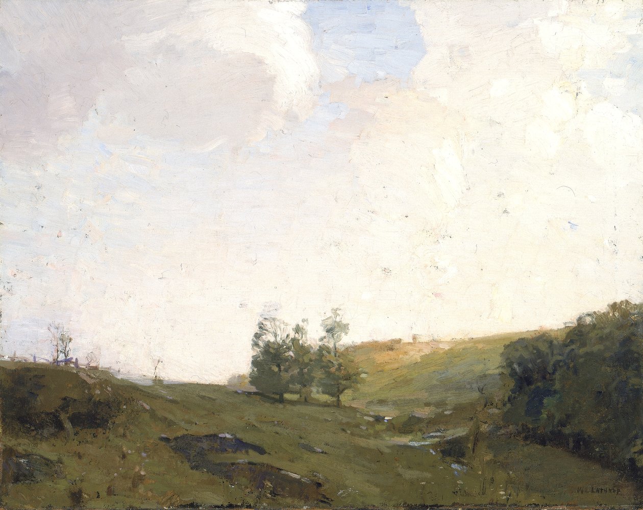 Die drei Bäume, spätes 19. - frühes 20. Jahrhundert von William Langson Lathrop