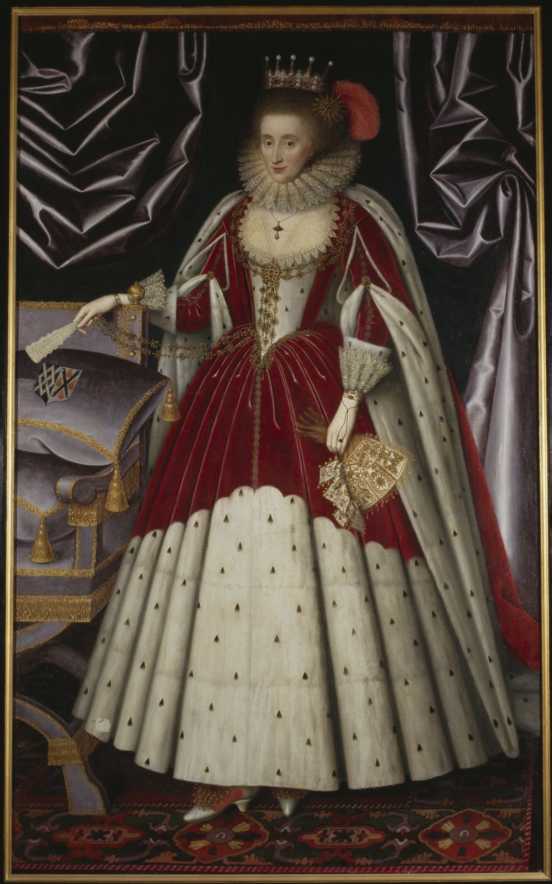 Porträt von Lucy Russell, Gräfin von Bedford (1580-1627), geb. Harington, von William Larkin von William Larkin