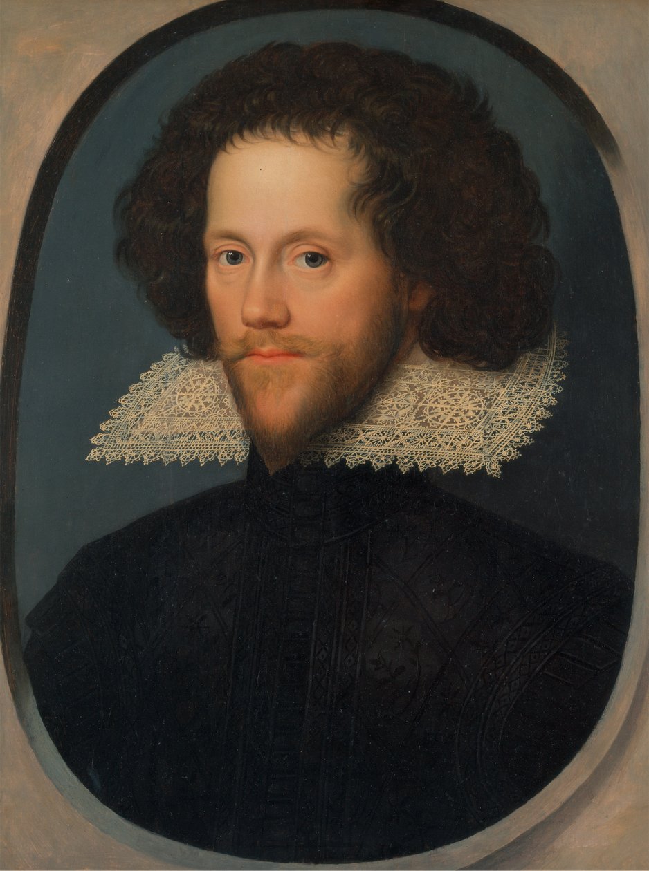 Porträt von Gray Brydges, fünfter Baron Chandos, von Sudeley Castle, Gloucestershire (1579–1621) von William Larkin