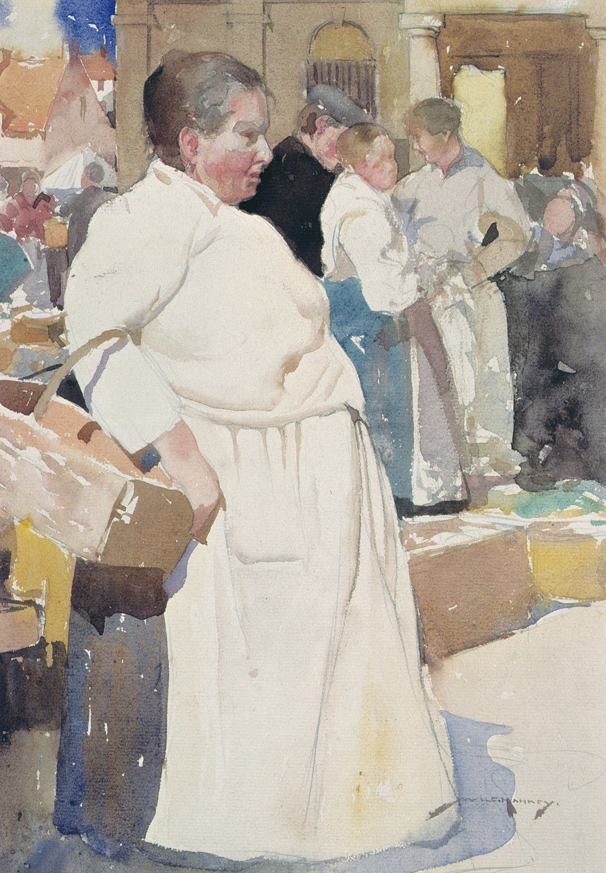 Madame la Ménagère, Étaples von William Lee Hankey