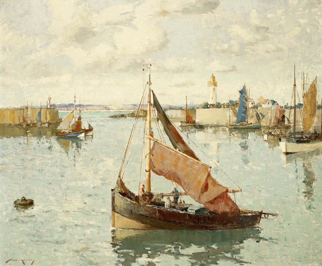 In der Nähe der Mündung der Seine von William Lee Hankey