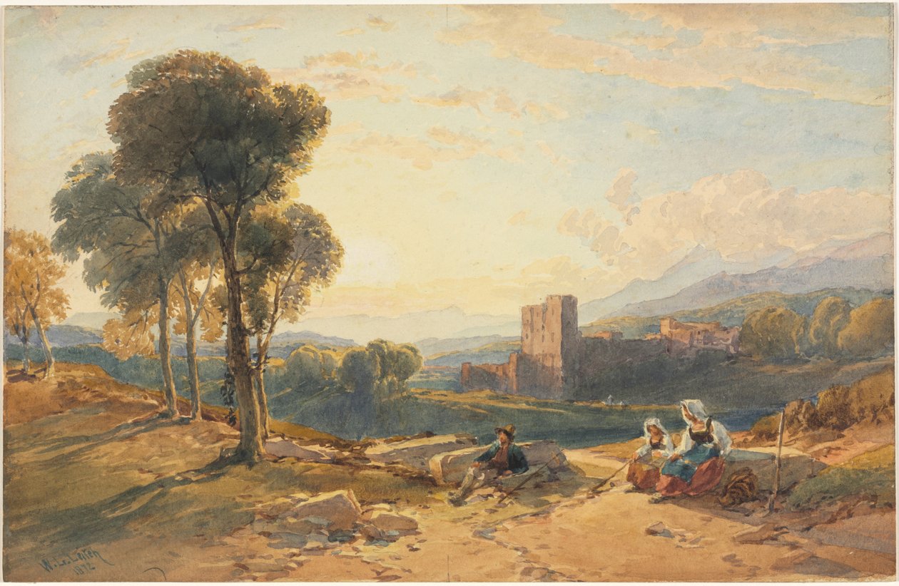 Landschaft, Italien, 1872 von William Leighton Leitch