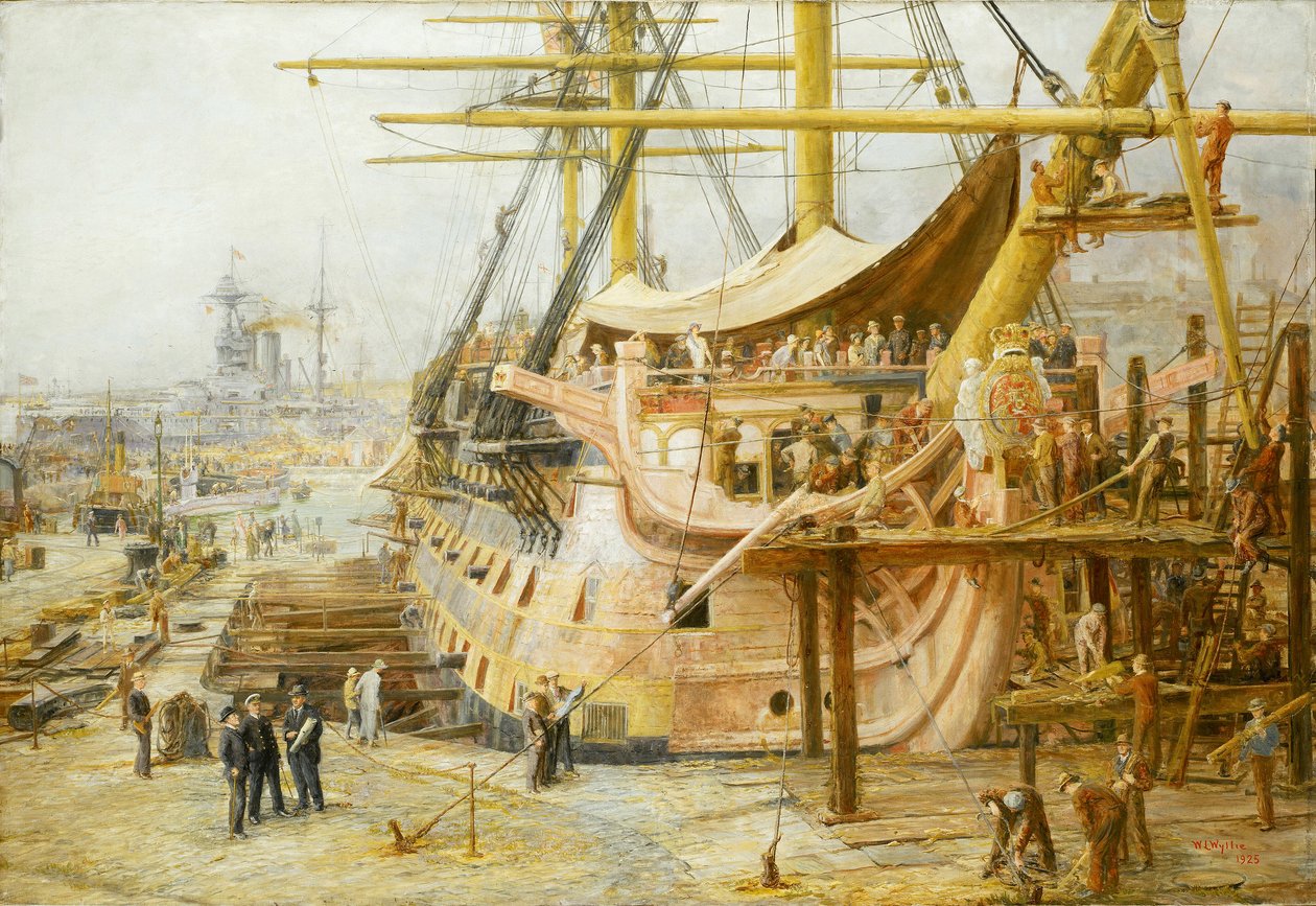 Die Restaurierung der HMS 