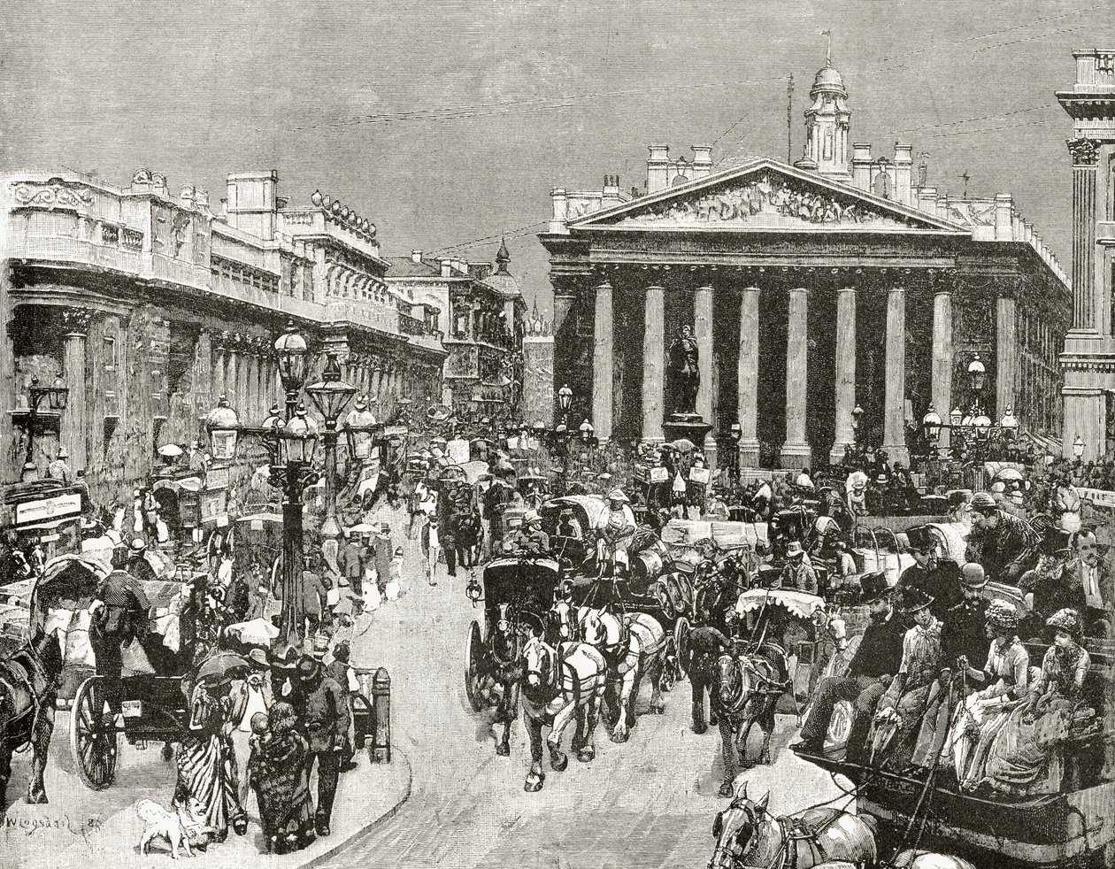Die Bank von England und die Königliche Börse im neunzehnten Jahrhundert, aus 