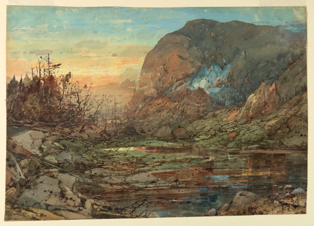 Carter Dome vom Carter Lake, New Hampshire von William Louis Sonntag