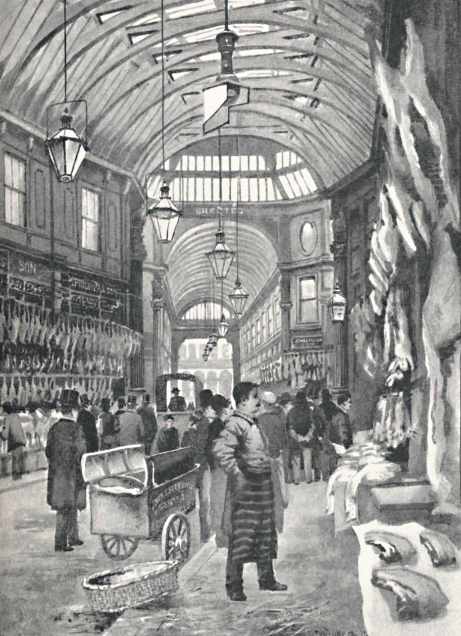 Leadenhall Market, 1891 von William Luker