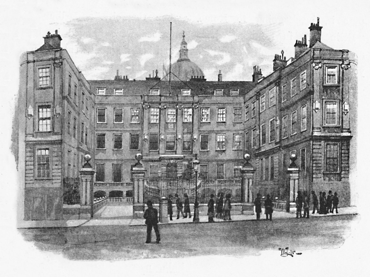 Das College of Arms, Queen Victoria Street, 1891 von William Luker