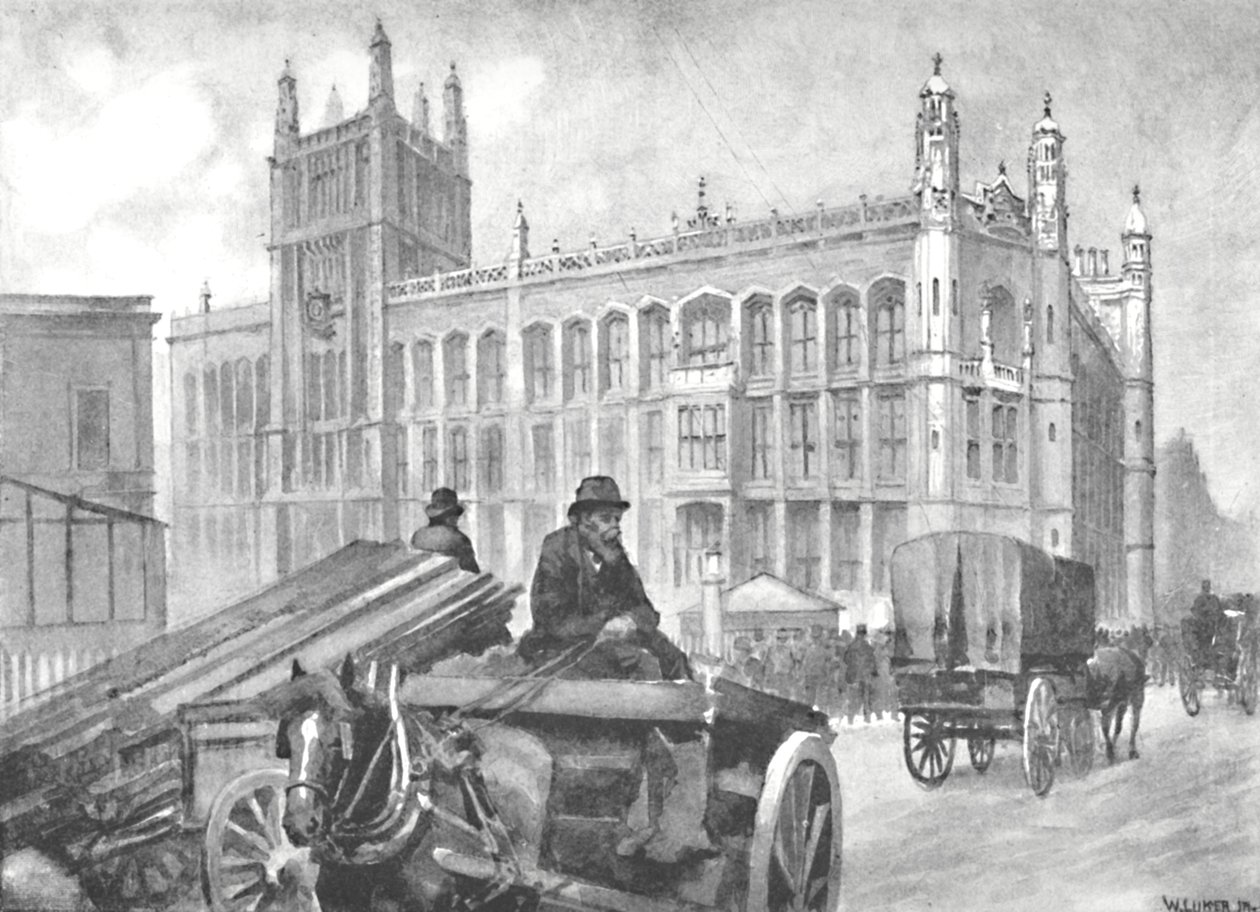Das Archivbüro, Fetter Lane, 1891 von William Luker