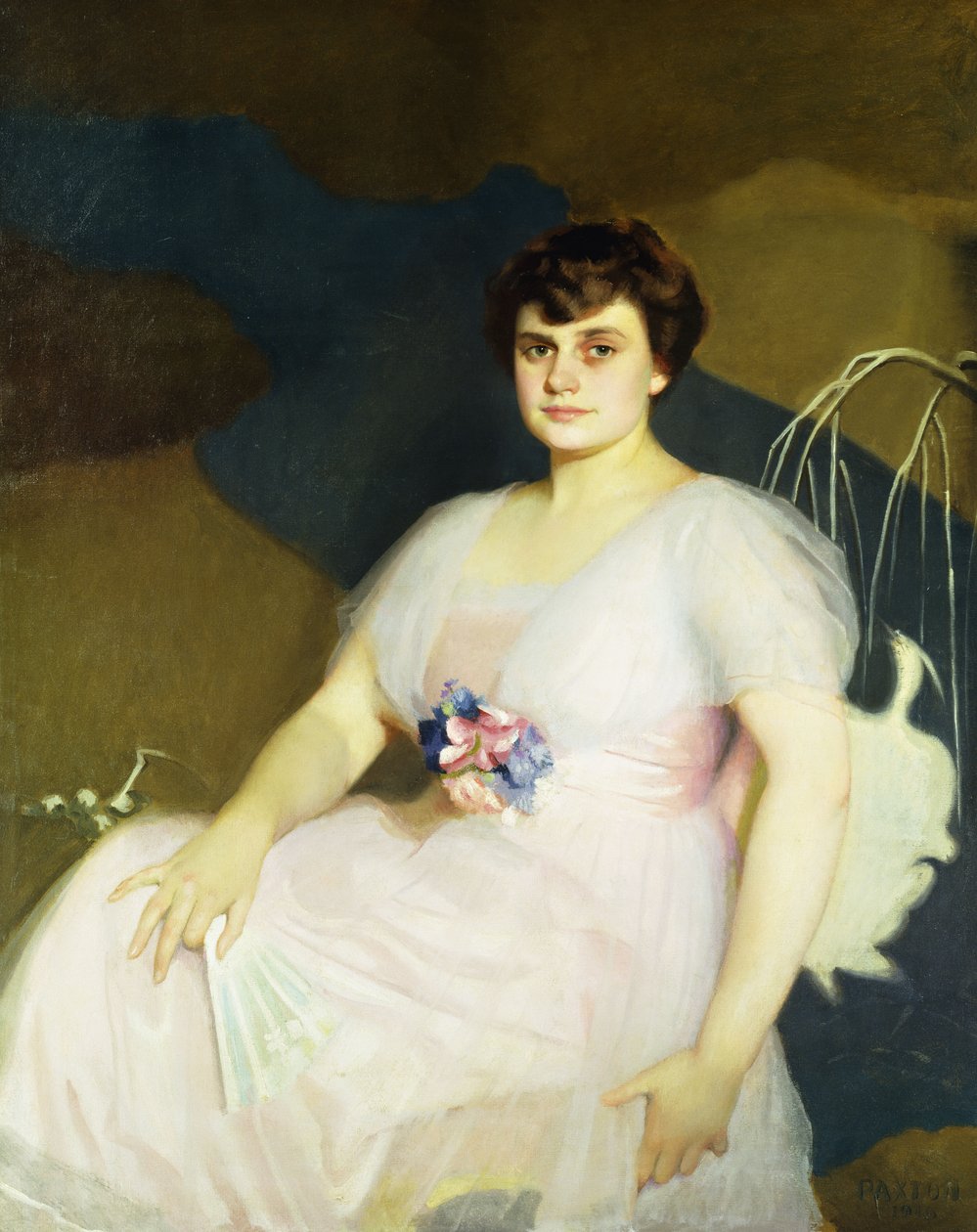 Porträt von Charlotte Parker Milne von William McGregor Paxton