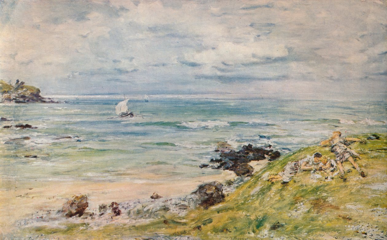 Die Ankunft des Heiligen Kolumba, 1895 1935 von William McTaggart