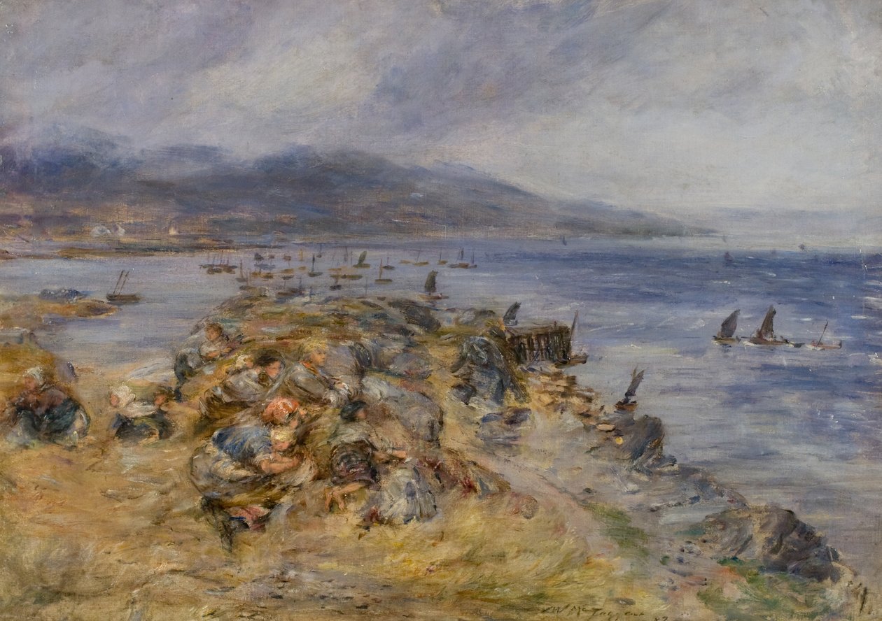 Wind und Regen, Carradale von William McTaggart