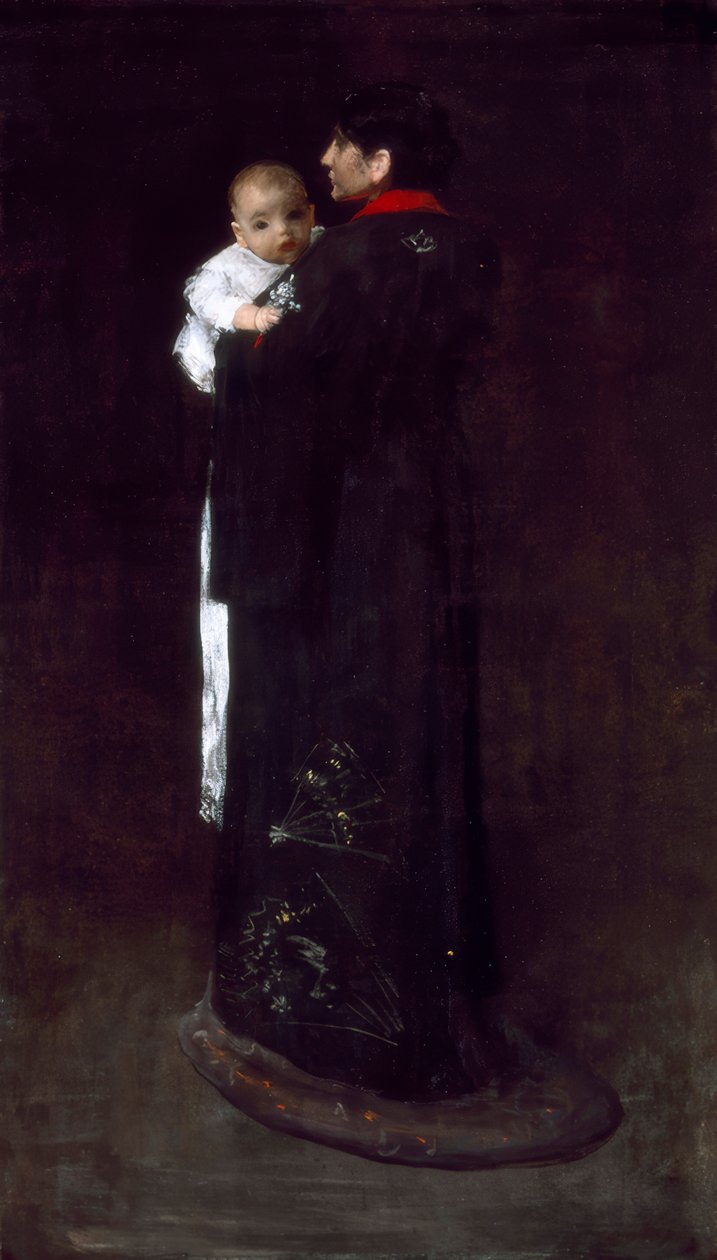 Mutter und Kind von William Merritt Chase