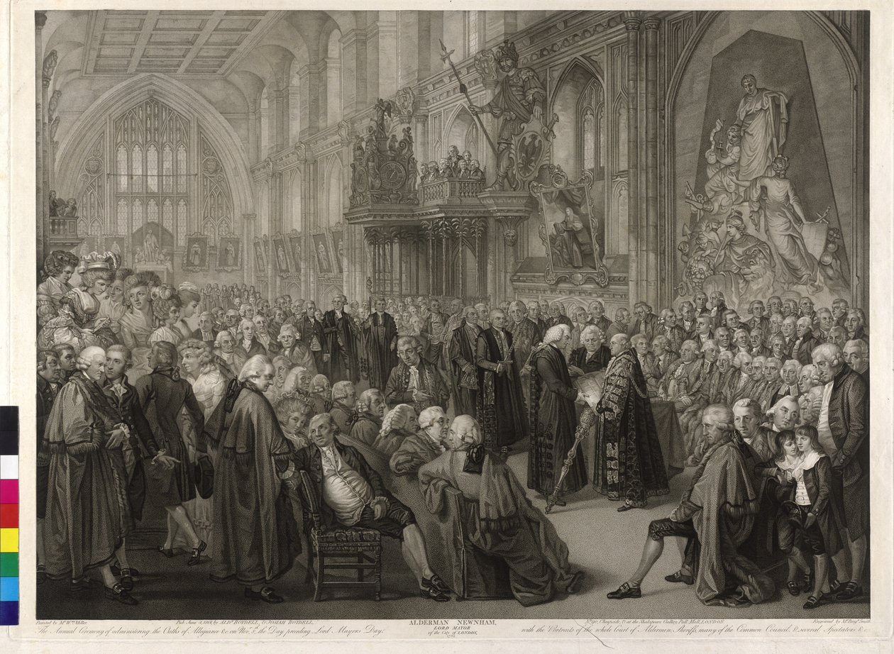 Der Lord Mayor von London Nathaniel Newnham von William Miller