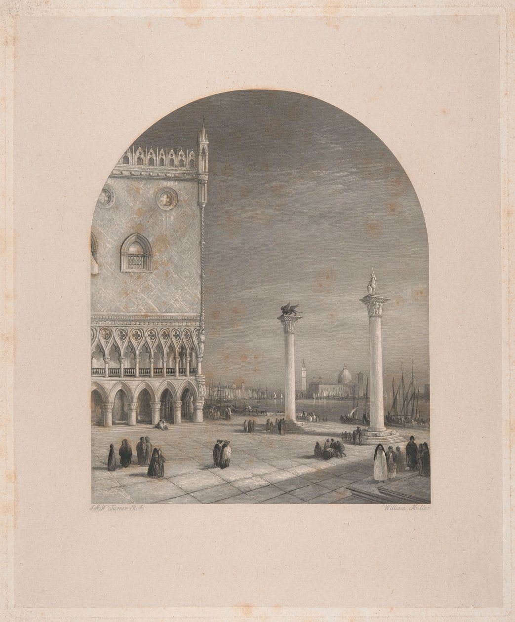Venedig - die Piazzetta von William Miller