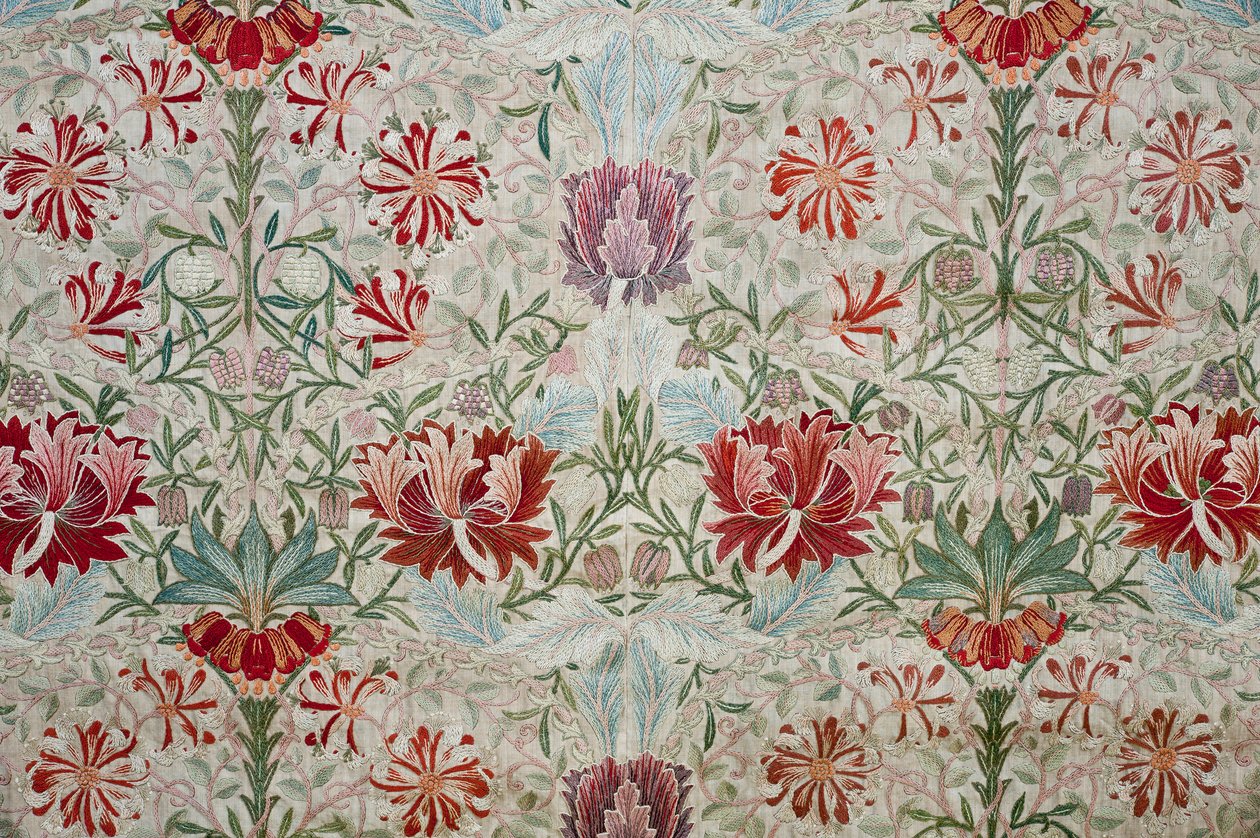 Dekorativer Stoff, 1880 von William Morris Tapestry Works
