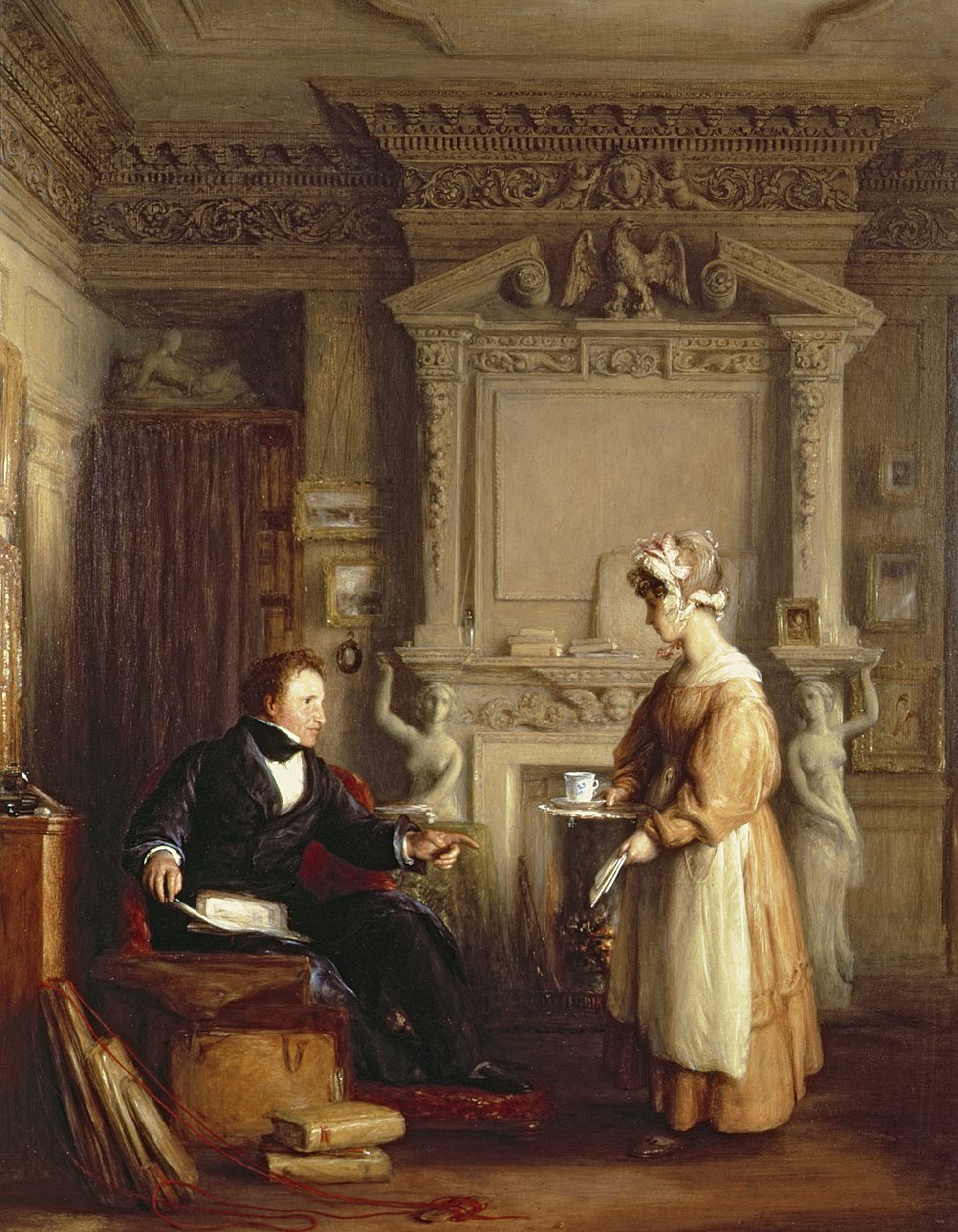 John Sheepschanks und ein Hausangestellter von William Mulready
