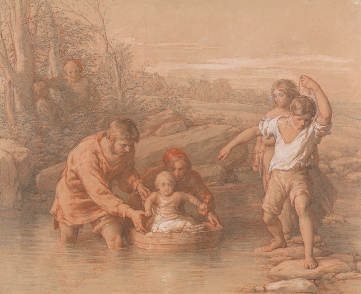 Zeichnung für Die erste Reise von William Mulready
