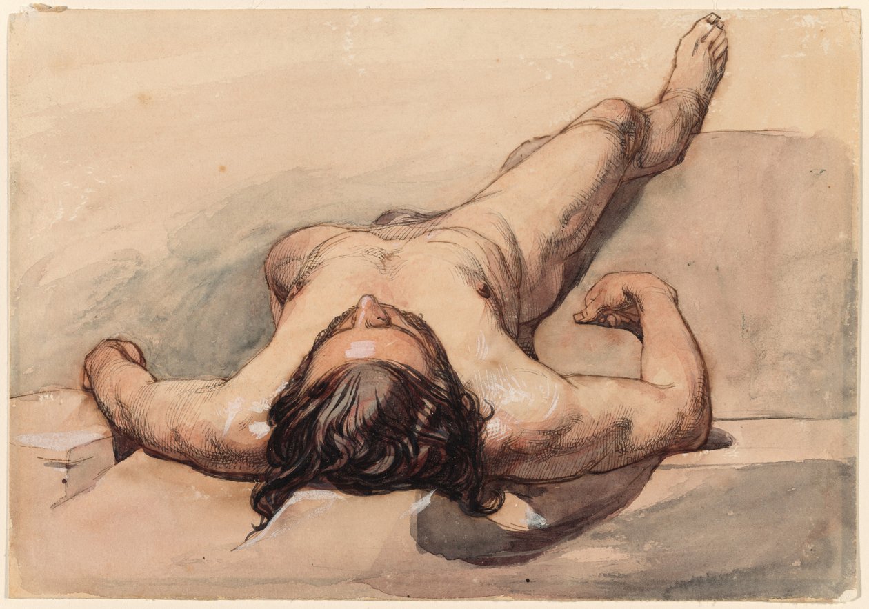 Studie eines männlichen Aktes von William Mulready