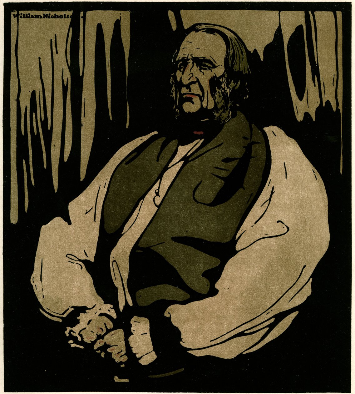 Dr. Temple, der Erzbischof von Canterbury, ca. 1898 von William Nicholson