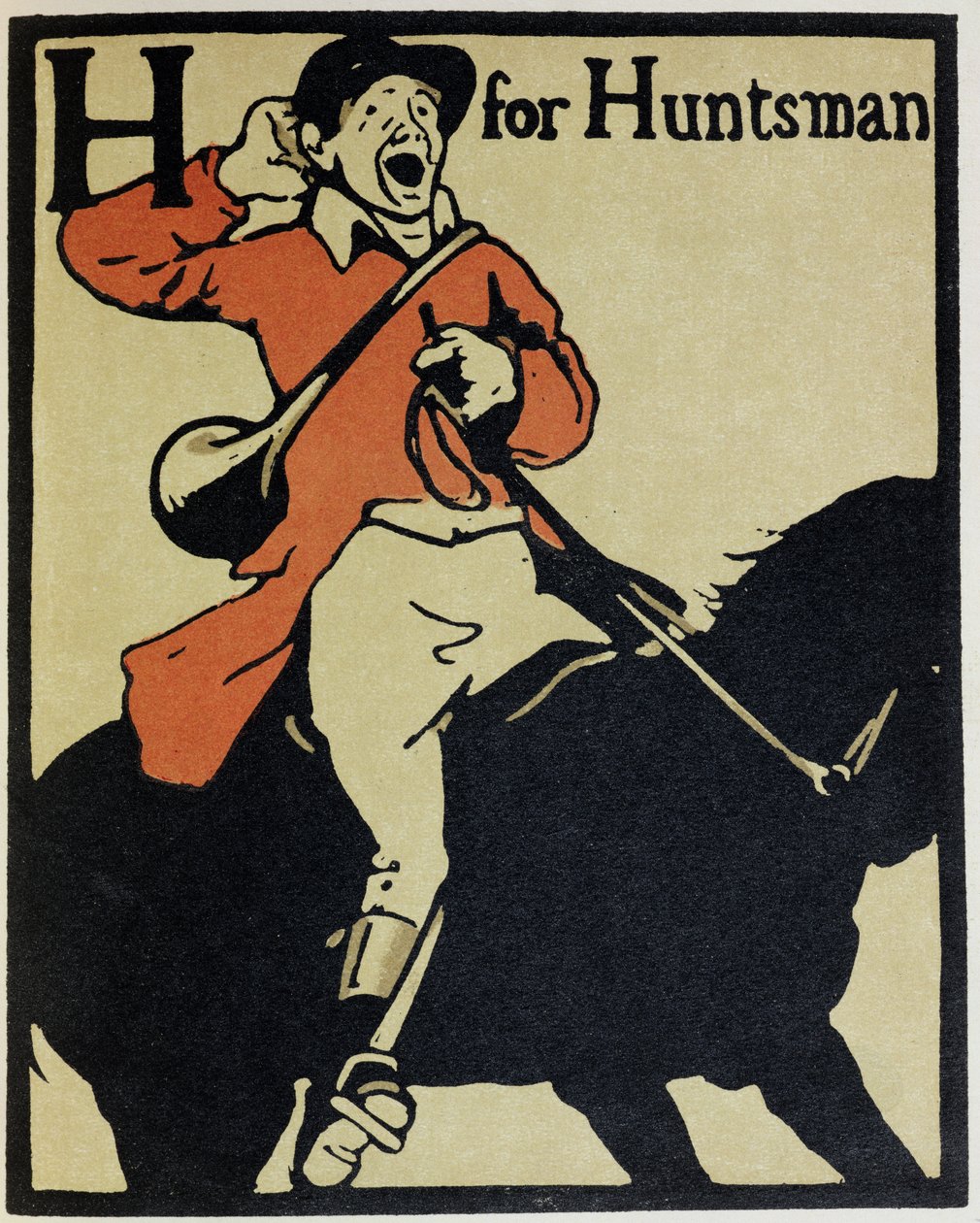 H ist für Jäger, Illustration aus 
