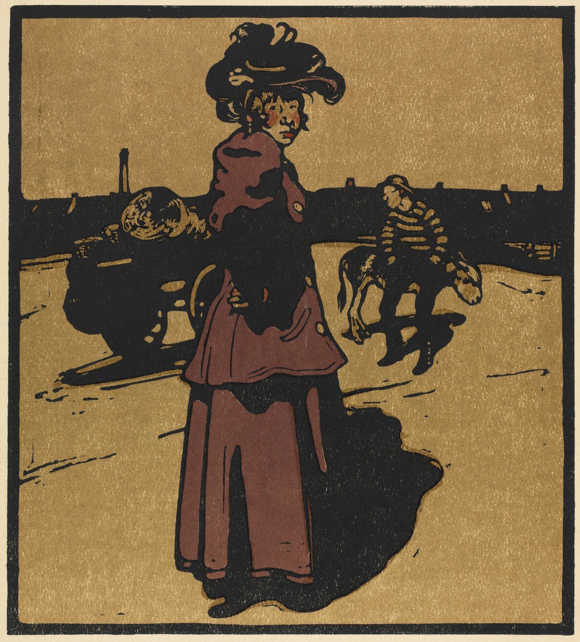 Londoner Typen: Obst- und Gemüsehändler von William Nicholson