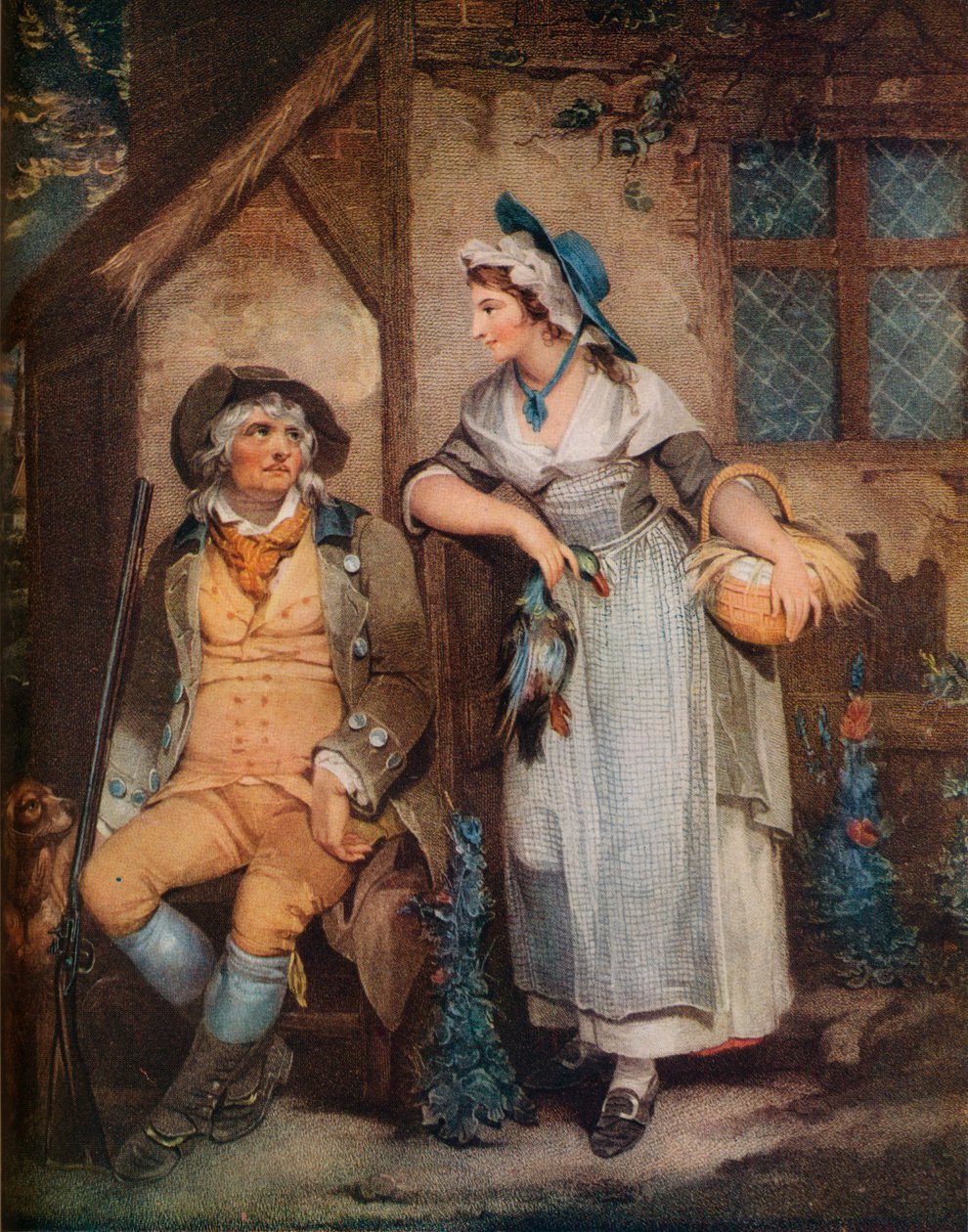 Auf dem Weg zum Markt, 18. Jahrhundert, 1924 von William Nutter