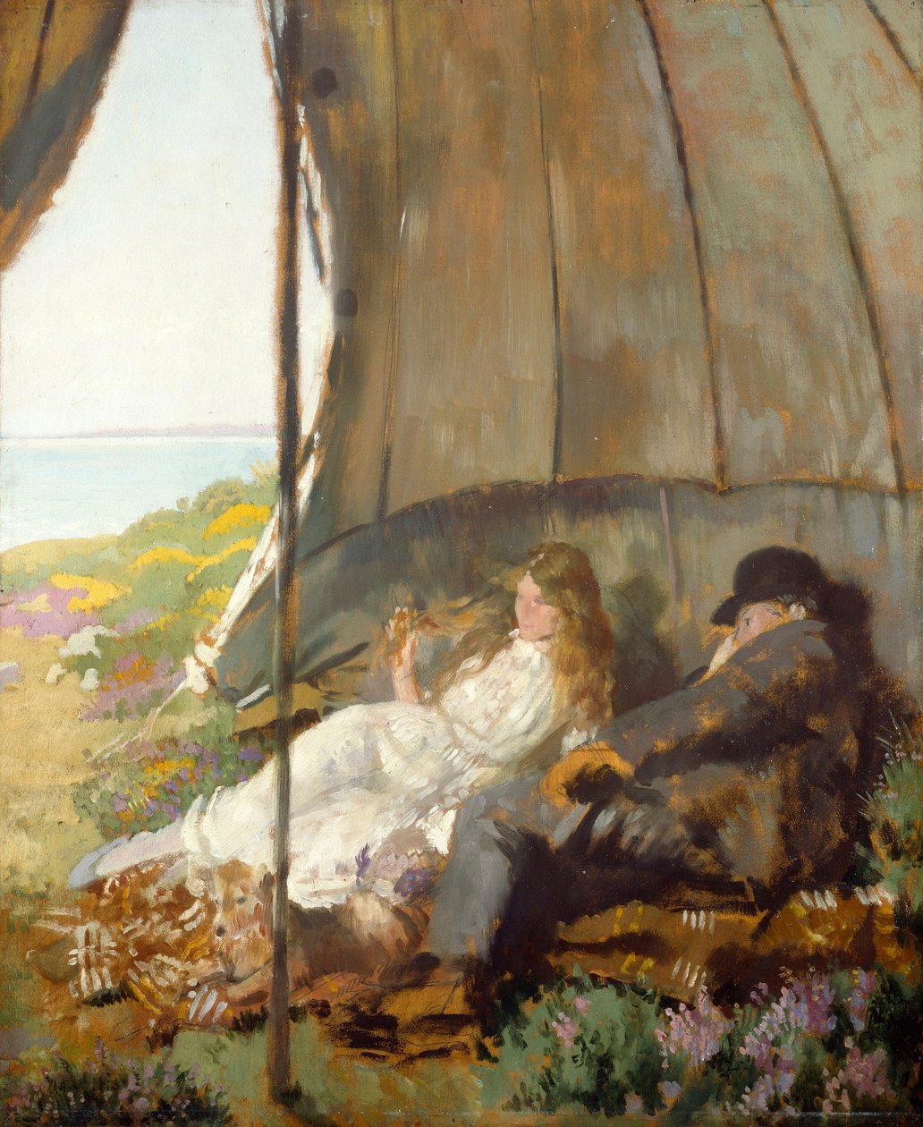 Blick auf das Meer von William Orpen