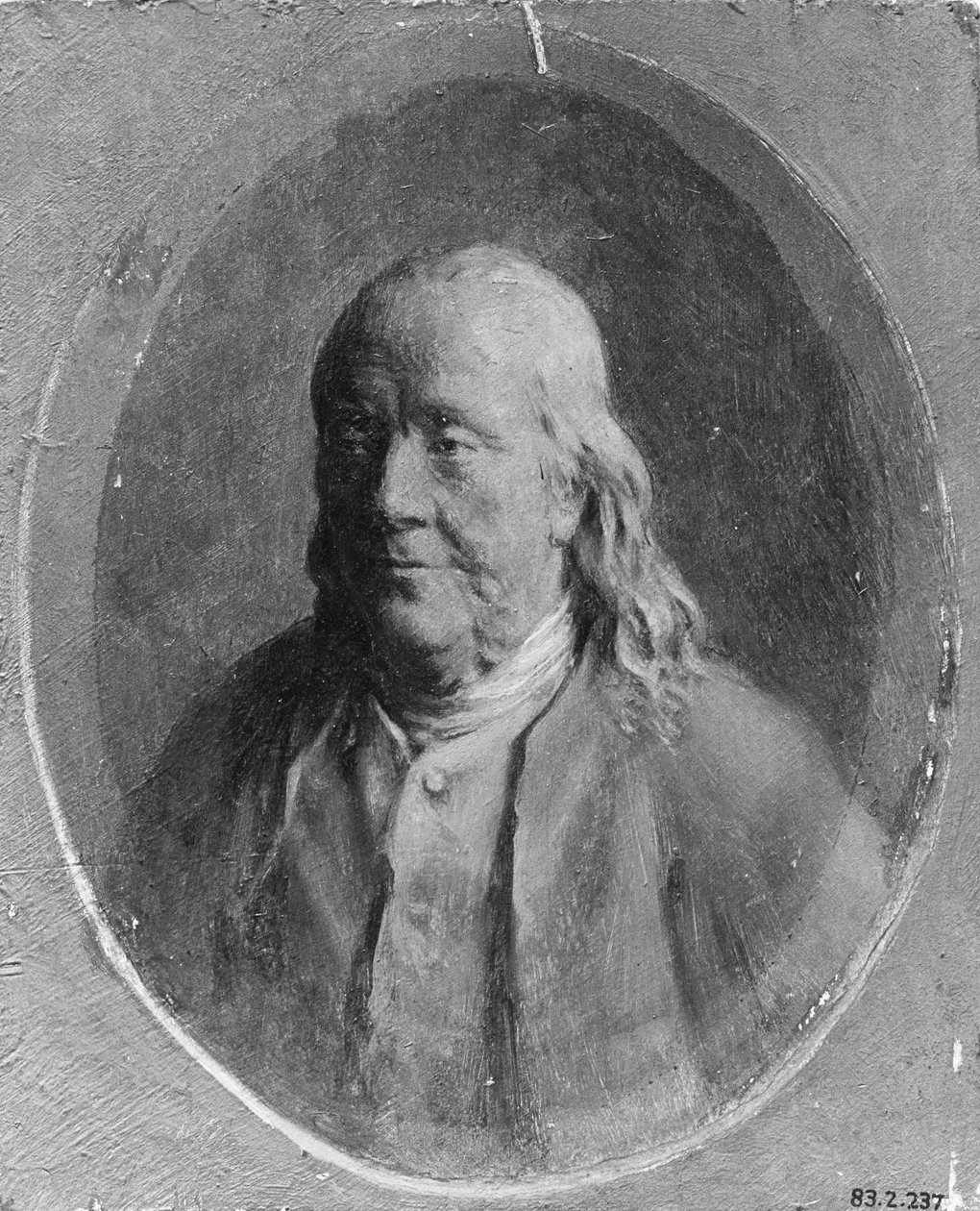 Porträt von Benjamin Franklin, ca. 1870-80 von William P. Babcock