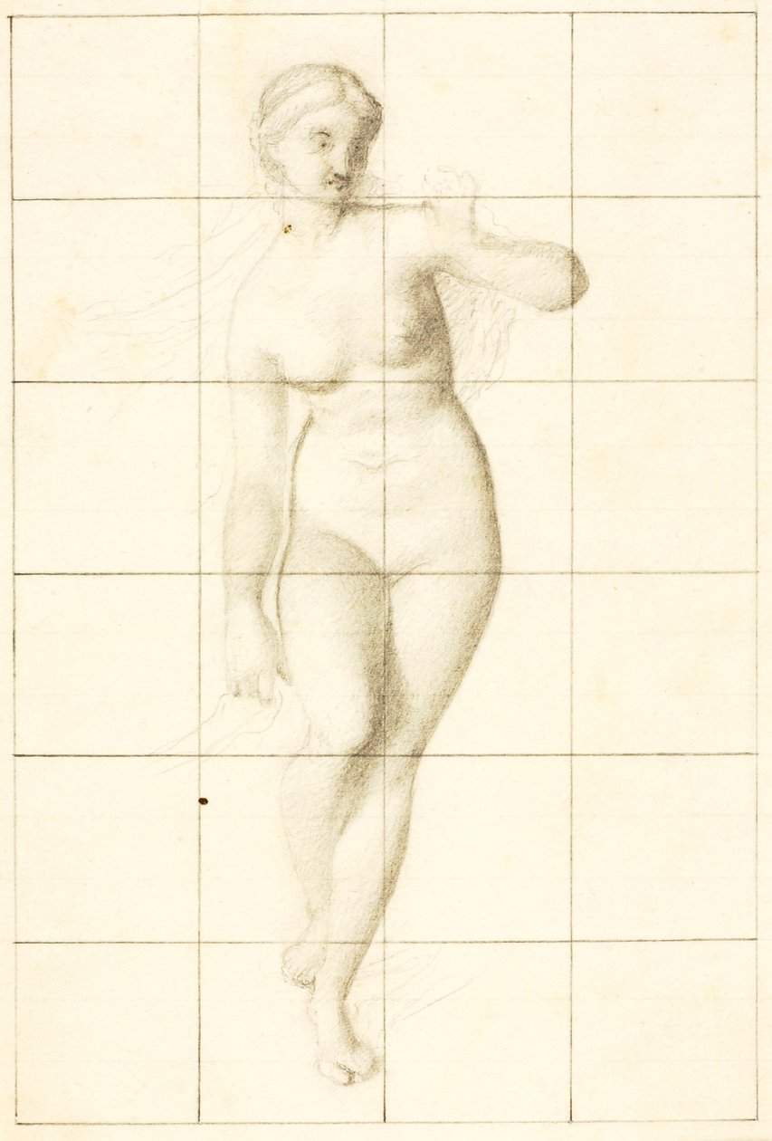Venus führt Äneas und die Trojaner zur lateinischen Küste (Studie der Venus) von William Page