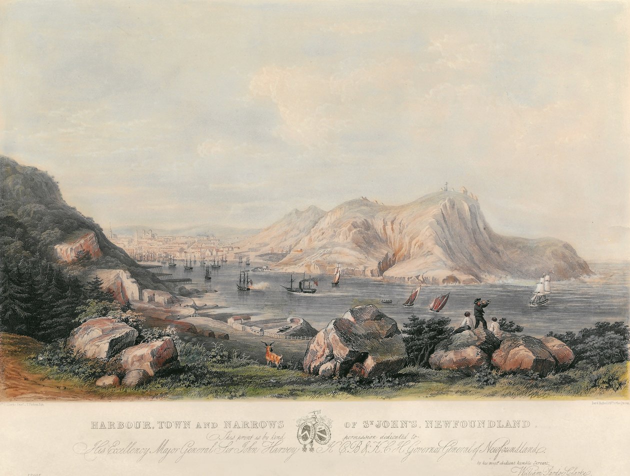 Hafen, Stadt und Engpass von St. John