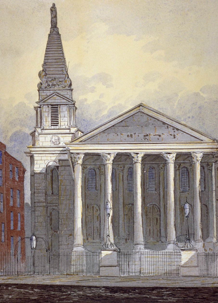 Kirche St. Georg, Hart Street, Bloomsbury, London von William Pearson