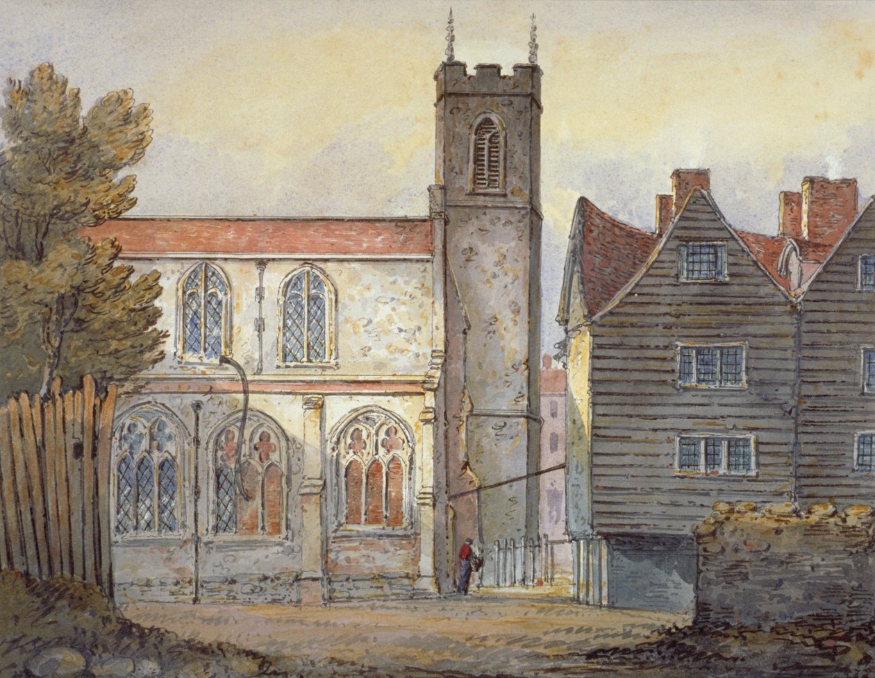 Kirche St. Katharina bei dem Turm, Stepney, London, 1815 von William Pearson