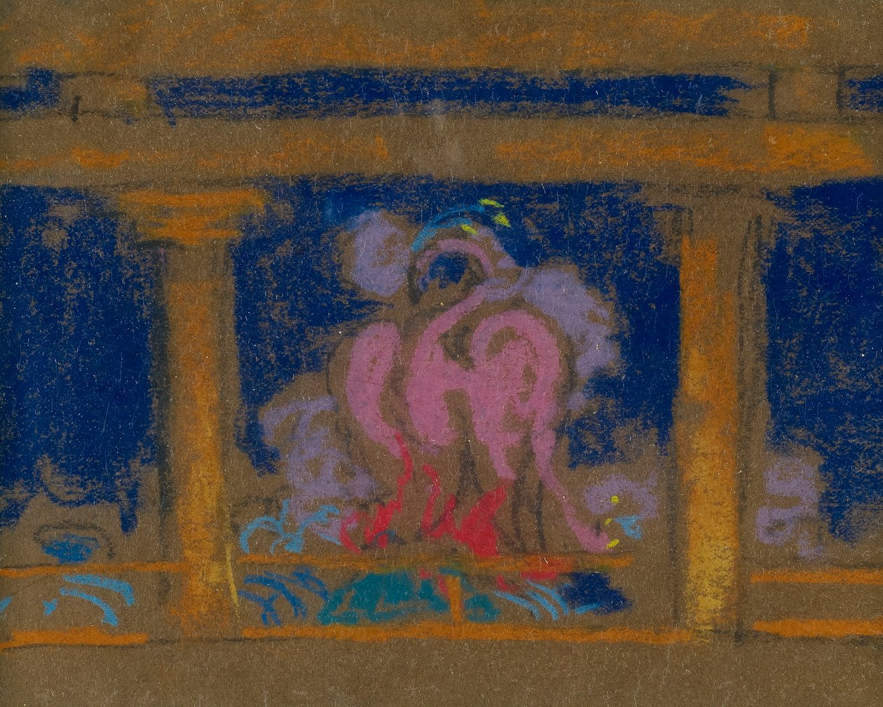 Studie für Szene in der Tochter des Himmels, Santa Fe, 1915 von William Penhallow Henderson