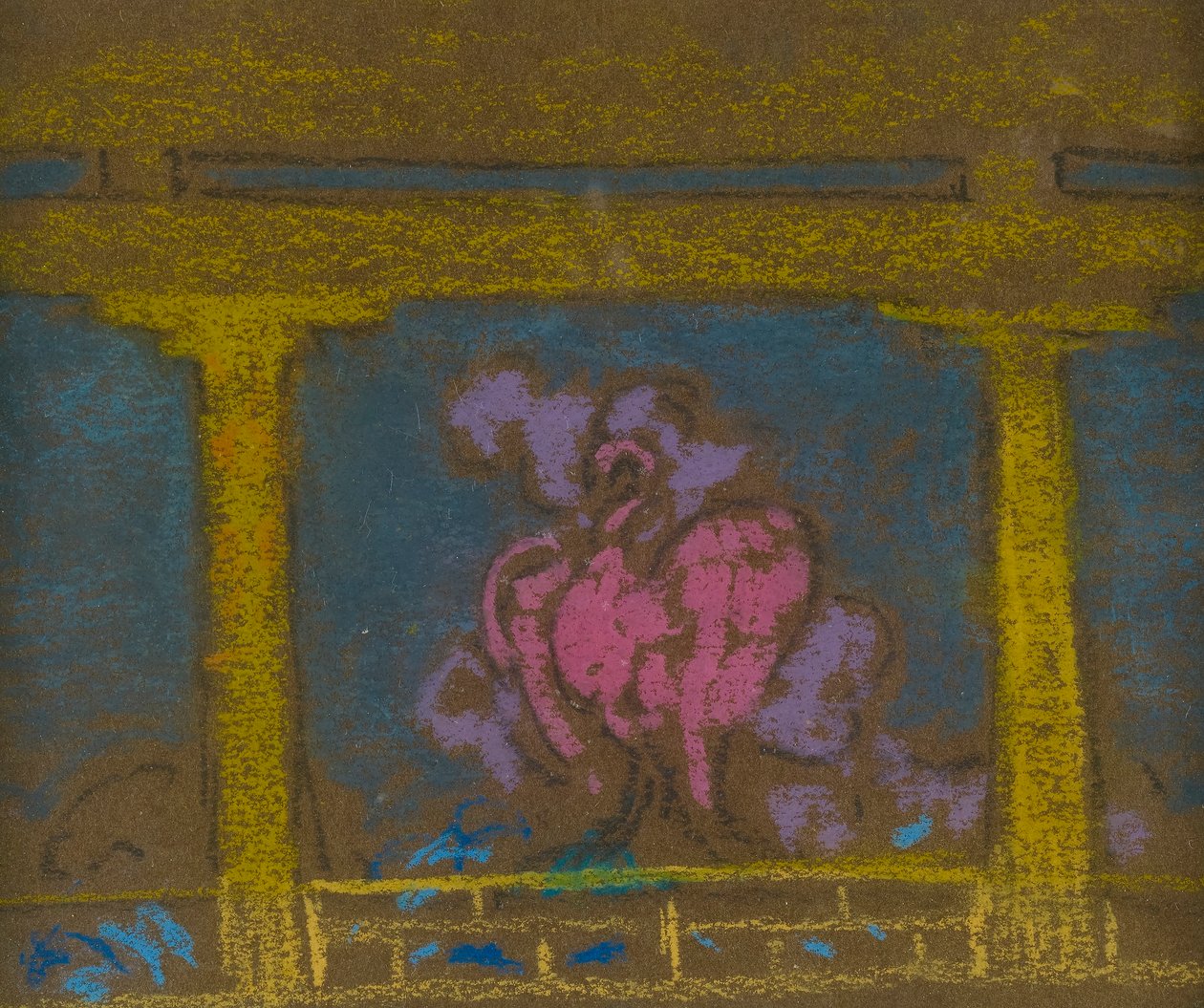 Studie für Szene in Die Tochter des Himmels, Santa Fe, 1915 von William Penhallow Henderson