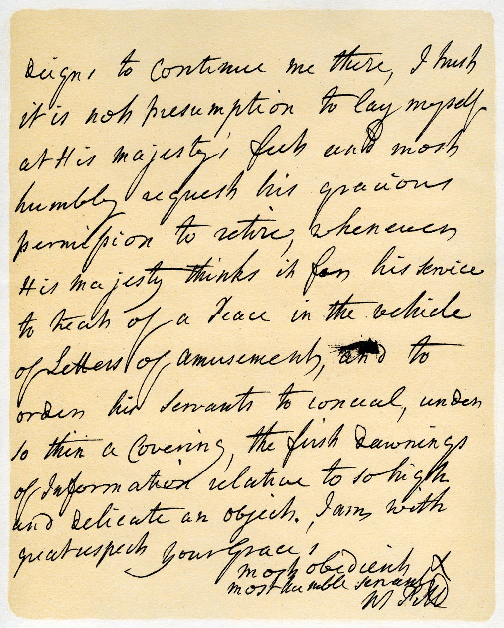 Brief von William Pitt an den Herzog von Newcastle, Hayes, 23. Oktober 1759 von William Pitt