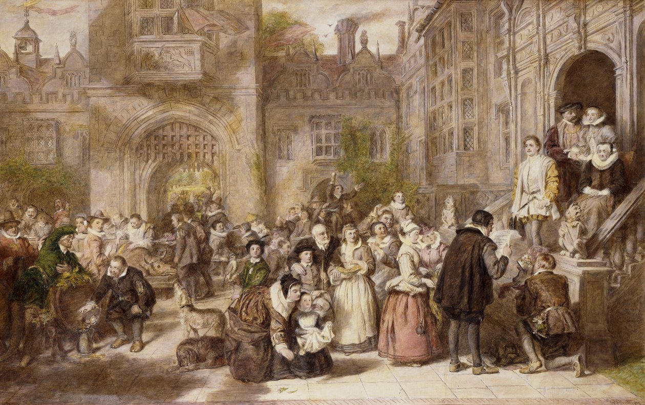 Erwachsenwerden in alten Zeiten, 1907 von William Powell Frith