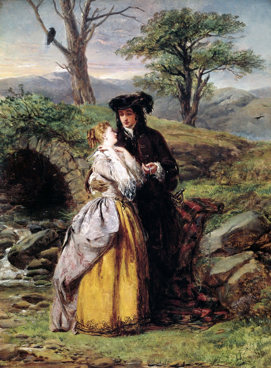 Die Braut von Lammermoor, inspiriert von Gaetano Donizettis Oper von William Powell Frith