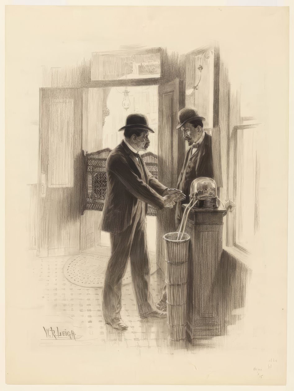 "Ich glaube nicht, dass es steigt; Ich weiß, dass es steigt!" von William Robinson Leigh