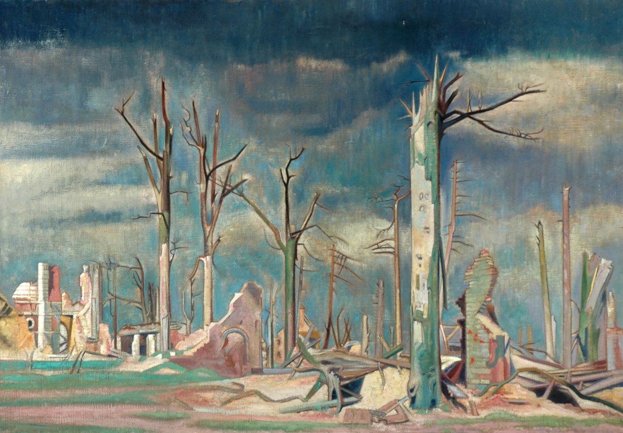 Allee bei Bourlon, Westfront von William Rothenstein