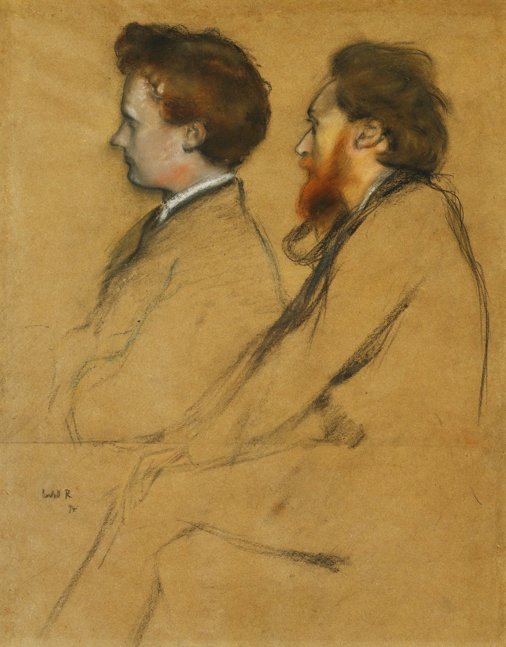 Herr Charles Ricketts und Herr Charles Hazlewood Shannon von William Rothenstein