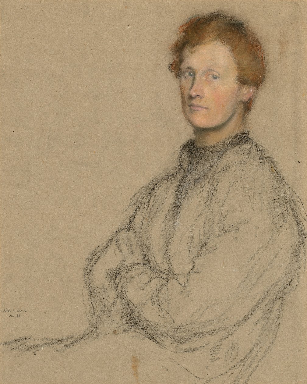 Porträt von Charles Haselwood Shannon (1863-1937) von William Rothenstein