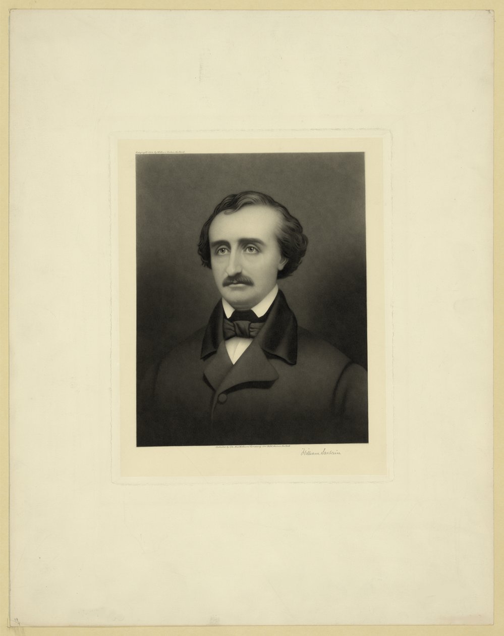 Porträt von Edgar Allan Poe 1809-1849, ca. 1896 von William Sartain