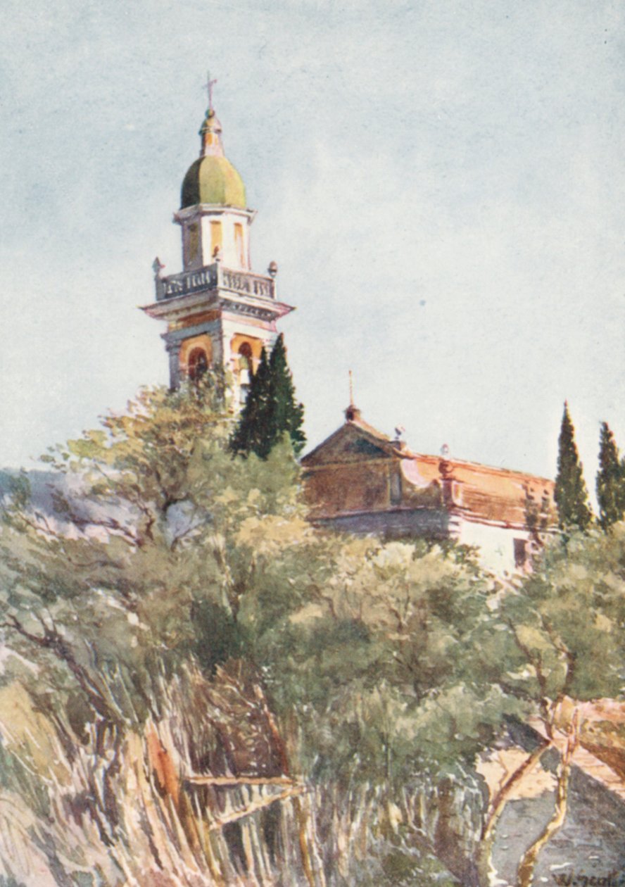 Kirche von S Massimo, nahe Rapallo von William Scott