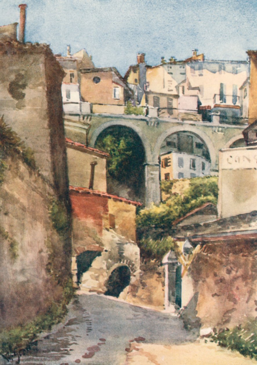 Straße in Grasse von William Scott