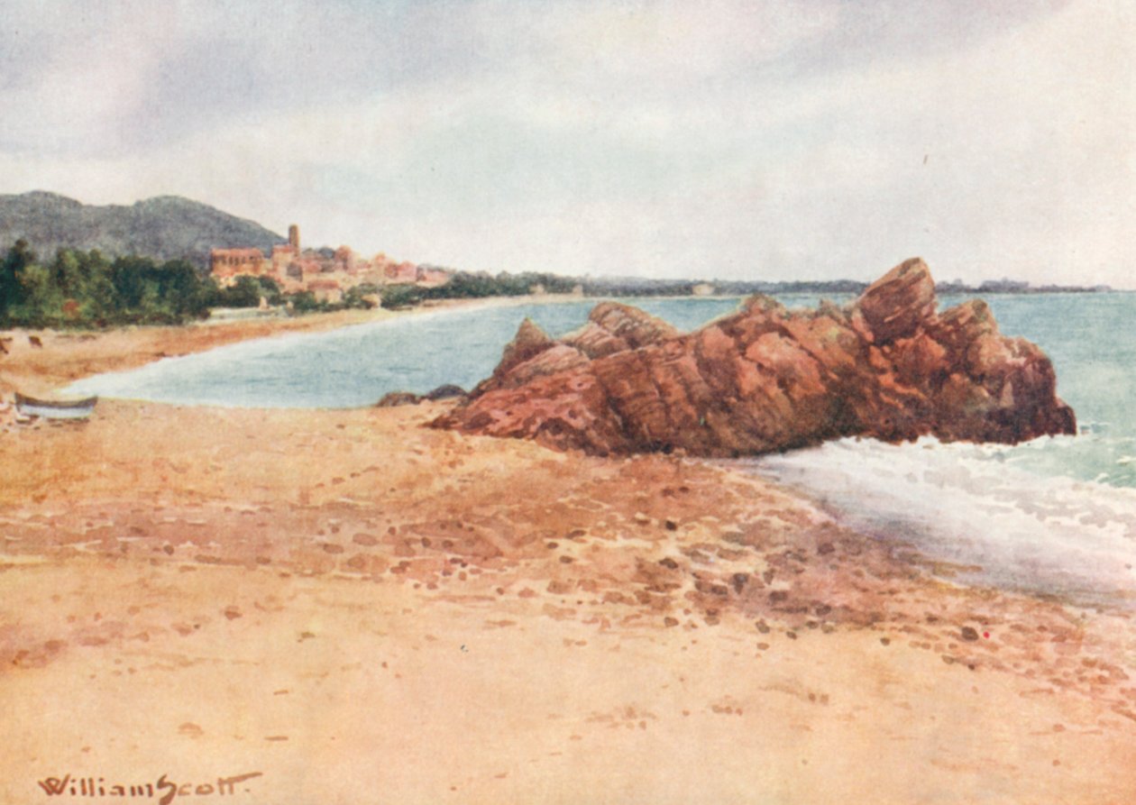 Blick auf Cannes von La Bocca von William Scott