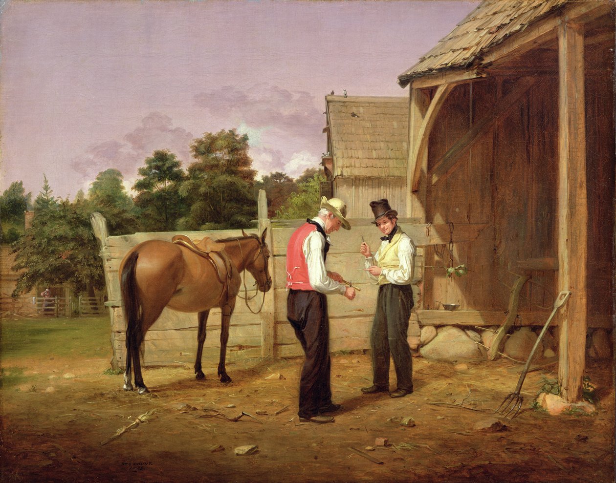 Handel um ein Pferd, 1835 von William Sidney Mount