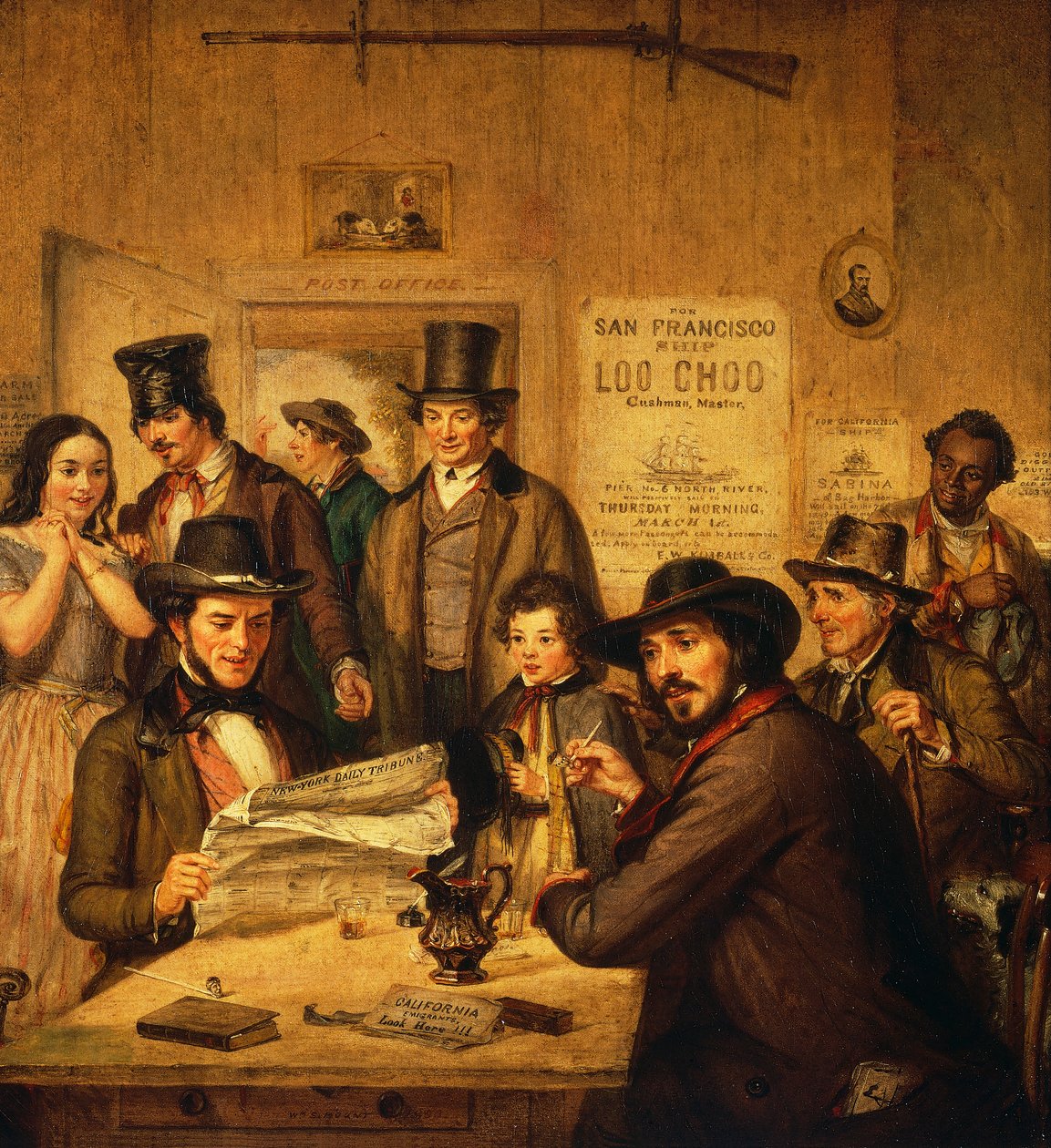 Kalifornische Nachrichten von William Sidney Mount