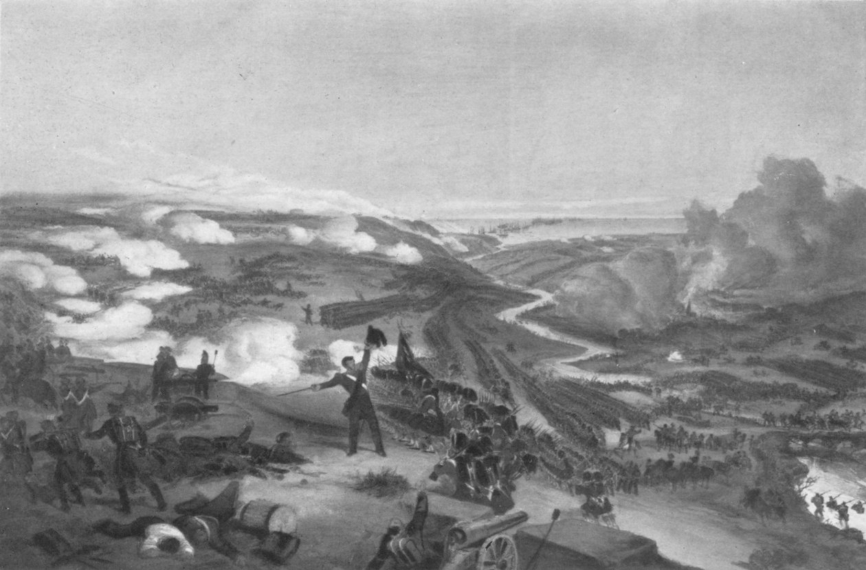 Die Schlacht an der Alma, 1855 1909 von William Crimea Simpson