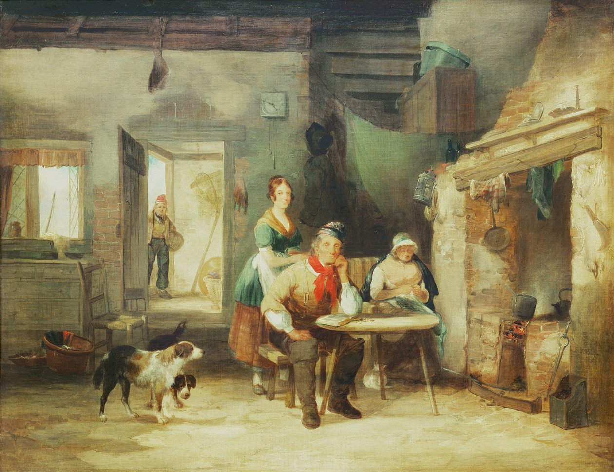 Das Fischerhaus von William Snr. Shayer