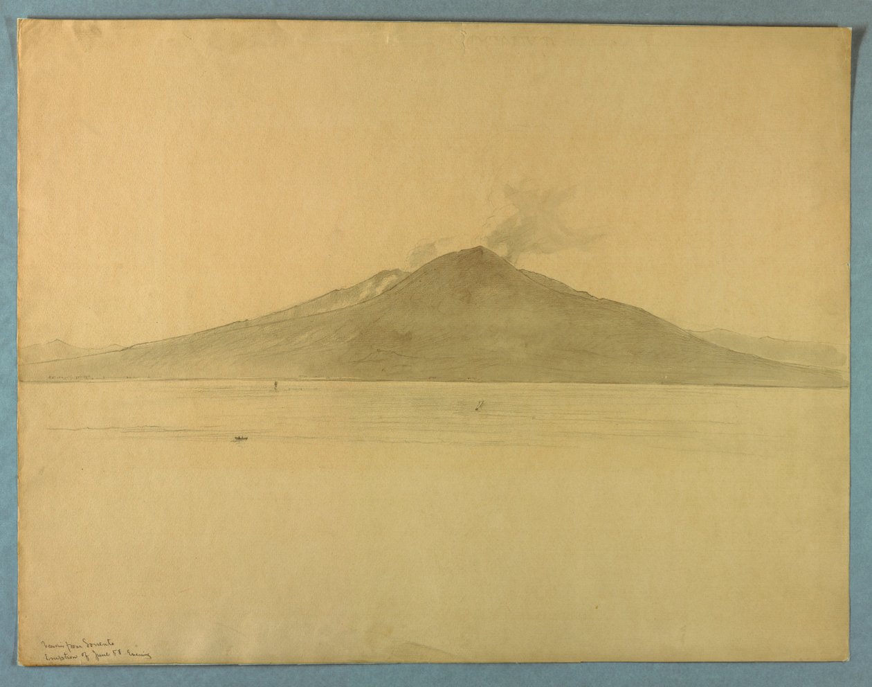 Studie des Vesuvs von Sorrent, Italien von William Stanley Haseltine